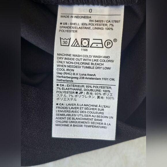 Banana Republic Black Faux Wrap Pencil Skirt NWOT - Picture 5 of 5